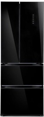 Холодильник Tesler Rfd-360I Black Glass