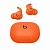 Наушники Beats Powerbeats Fit Jet Black/Spark Orange/Power Pink