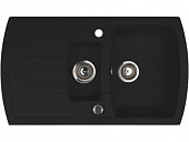 Кухонная мойка Kuppersberg Alba 1,5B1d Black