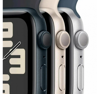 Apple Watch SE 2023 40mm Gen 2 Midnight Aluminum Case with Sport Band Midnight