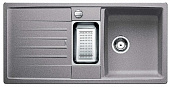 Кухонная мойка Blanco Lexa 6 S темная скала SILGRANITс клапаном 518860