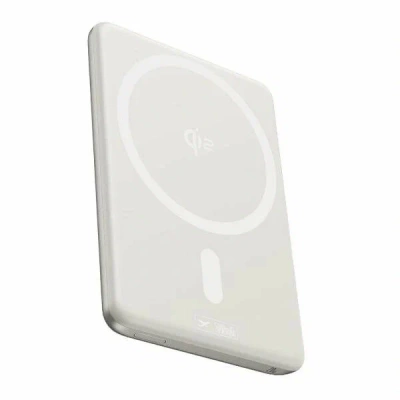 Baseus Picogo AM31 Qi2 Ultra-Mini Magnetic Power Bank 5000mah 20W Natural Titanium