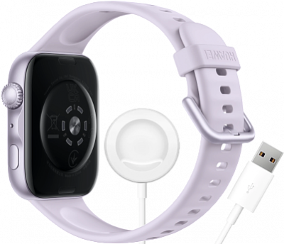 Смарт-часы Huawei Watch Fit 5 Purple Fluoroelastomer Strap