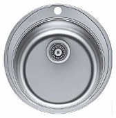 Кухонная мойка Franke Pmn 610~3 1,2  cпереливом,размер D 51 см.,шкаф 50, нержавеющая сталь,матовая ,Franke