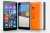 Microsoft Lumia 535 Dual Sim + черная крышка (оранжевый)