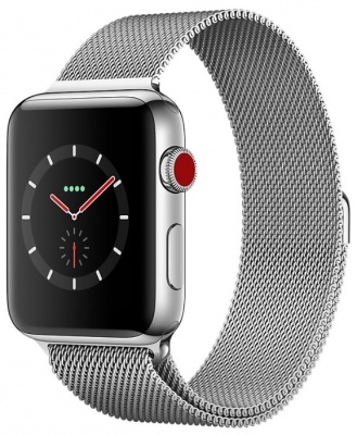 Apple watch Series 3 38 black stainless steel