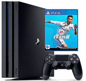 Игровая приставка Sony PlayStation 4 Slim 1Tb + игра Fifa 19
