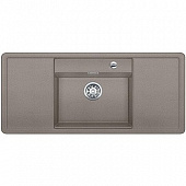Кухонная мойка Blanco Alaros 6 S гранитная 1 чаша 2 крыла, цвет серый беж , белая 517284