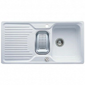 Кухонная мойка Blanco Classic 6 S гранитная 2 чаши с крылом, цвет белый 509234