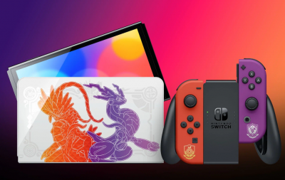 Игровая приставка Nintendo Switch Oled Scarlet and Violet Edition