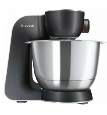 Кухонный комбайн Bosch HomeProfessional Mum59m55, 1000 Вт, черный/серый
