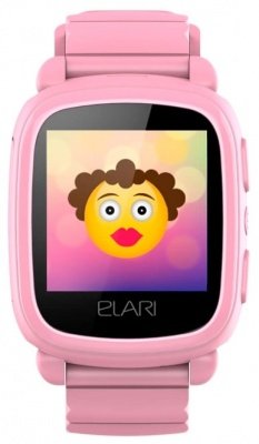 Детские умные часы Elari KidPhone 2 с GPS трекером Pink