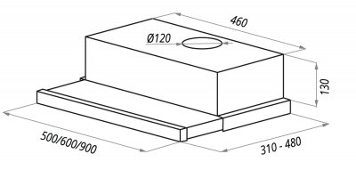 Вытяжка Maunfeld Vsh 60 White