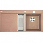 Кухонная мойка Franke Mtg 651-100 гавана~ правая, эксцентриковый вентель 3,5 (112.0017.781) доп.(112.0017.