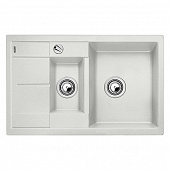 Кухонная мойка Blanco Metra 6S Compact, 78*50, гранит, серый шелк 515226
