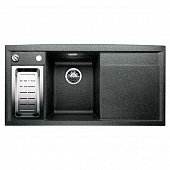 Кухонная мойка Blanco Axia Ii 6 S гранитная 2 чаши с крылом, цвет антрацит 516828
