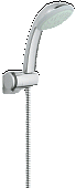 Душевой гарнитур хром Grohe Duo Tempesta 28473000