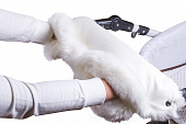 Муфта Bambu Iglu Leatherette / white (бел.кожа+бел.песец)