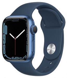 Apple Watch Series 7 41mm Aluminium with Sport Band blue