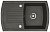 Кухонная мойка Kuppersberg Alba1 B1d Black Met.