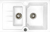 Кухонная мойка Kuppersberg Modena 1,5B1d White Alabas.