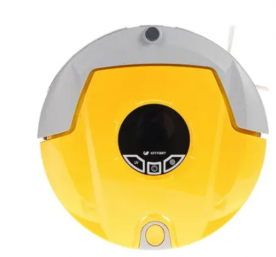 Робот-пылесос Kitfort Kt-501 серый, желтый