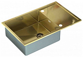Кухонная мойка ZorG Inox -Pvd Оборачиваемая Szr-5080-Bronze