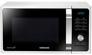 Микроволновая печь Samsung Mg23f301tаw черный, белый