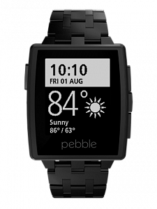 Умные часы Pebble SmartWatch Steel (черный)
