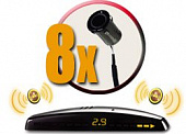 Bs6251- Black Система контроля слепых зон и парковочный радар для переднего контура