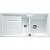 Кухонная мойка Blanco Idessa 6 S керамическая 2 чаши с крылом, цвет белый матовый 516001