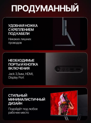 Монитор Xiaomi Redmi Gaming Monitor 23.8 G24 180 Hz Ips (P24fca-Rg)