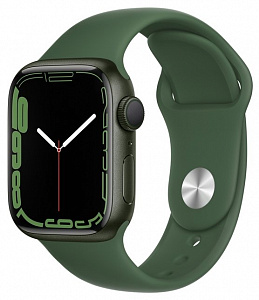 Apple Watch Series 7 45mm Aluminium with Sport Band green