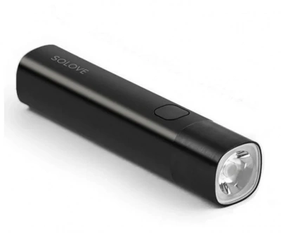 Фонарь Solove X3 / X3s Portable Flashlight Power черный