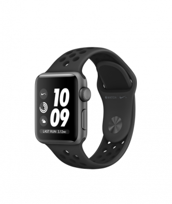 Apple Watch Nike+ Series 3 38mm Space Grey Aluminum Case with Nike Sport Band - Anthracite MTF12