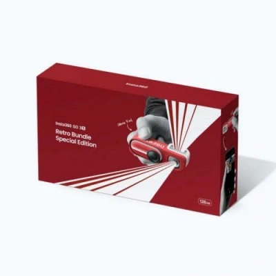 Экшн-камера Insta 360 Go 3S Retro Bundle Special Edition Red 128Gb
