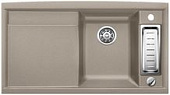 Кухонная мойка Blanco Axia Ii 5 S-F гранитная 2 чаши с крылом, цвет серый бежевый 517288