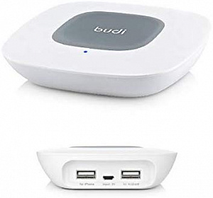 Беспроводное зарядное устройство As Budi G3A2000, 2 USB, белый