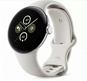Часы Google Pixel Watch 2 WiFi Silver Case/ Porcelain Band