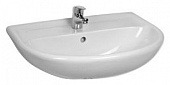 Раковина Lyra plus белая 60 см, 1 отв. д/смес., Jika, 14383