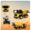 Конструктор Xiaomi Onebot Engineering Mixer Truck (Objbc58ai) 960 Pcs Yellow (Eu)
