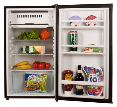 Холодильник Shivaki Shrf-104Chs серебристый/черный