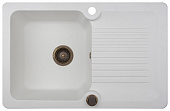Кухонная мойка Kuppersberg Ancona 1B1d White Alabas.