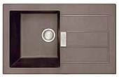 Кухонная мойка Franke Sid 611-780 кофе~ 3 1,2 , включая cтоп-вентиль, чаша слева, шкаф 50 размер 78 х 50 ,