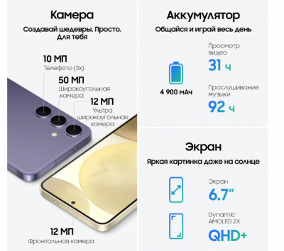 Смартфон Samsung Galaxy S24+ 12/512 Violet