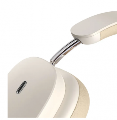 Беспроводные наушники Baseus Bowie H1 Noise-Cancelling Wireless Headphones Creamy-White