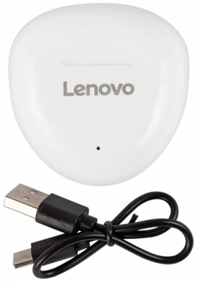 Беспроводные наушники Lenovo Ht06 True Wireless Earbuds белый