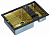 Кухонная мойка ZorG Inox-Glass 800*510 Gl-8051-2-Black-Bronze