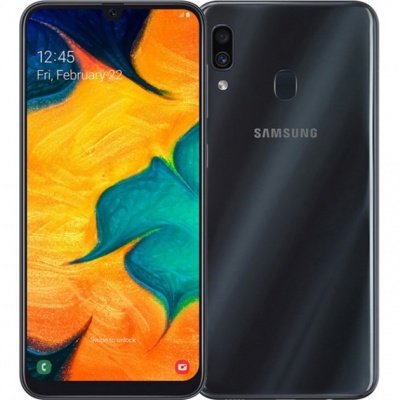 Смартфон Samsung Galaxy A30 3/32Gb Black (черный)