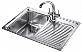 Кухонная мойка Blanco Classic 4 S нержавеющая сталь 1 чаша с крылом, цвет нержавеющий 507701